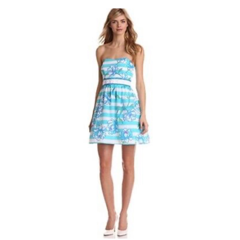 Lilly Pulitzer “Langley” Shorely Blue Dress Size 6